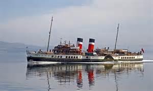 Family Day Out - P.S. Waverley to Rothesay - P.S. Waverley passes Greenock